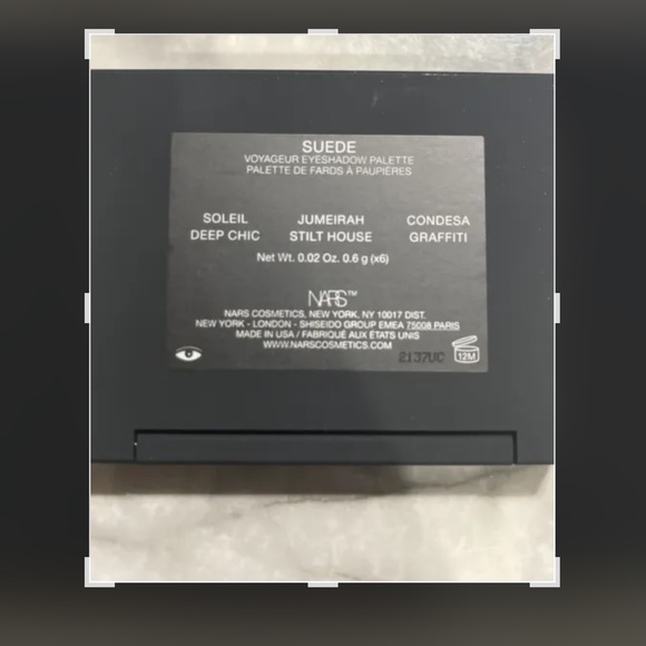 New Lot Of 3 Nars  Eyeshadow Palettes Voyageur Suede, Nectar, +  Hibiscus  New - Picture 5 of 6